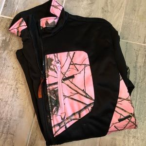 Black and Pink camo winter jacket
